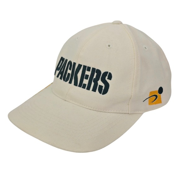 Vintage Green Bay Packers Sports Specialties Pro Line Hat White NFL Football Cap - Picture 2 of 9